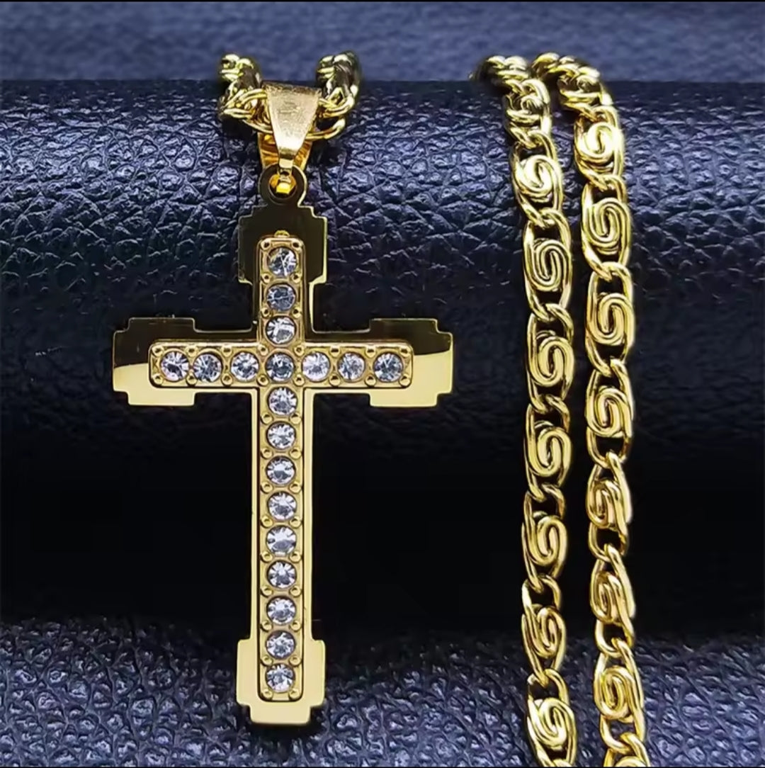 Cross with Zircon