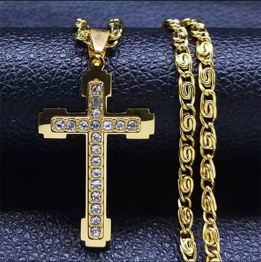 Cross with Zircon