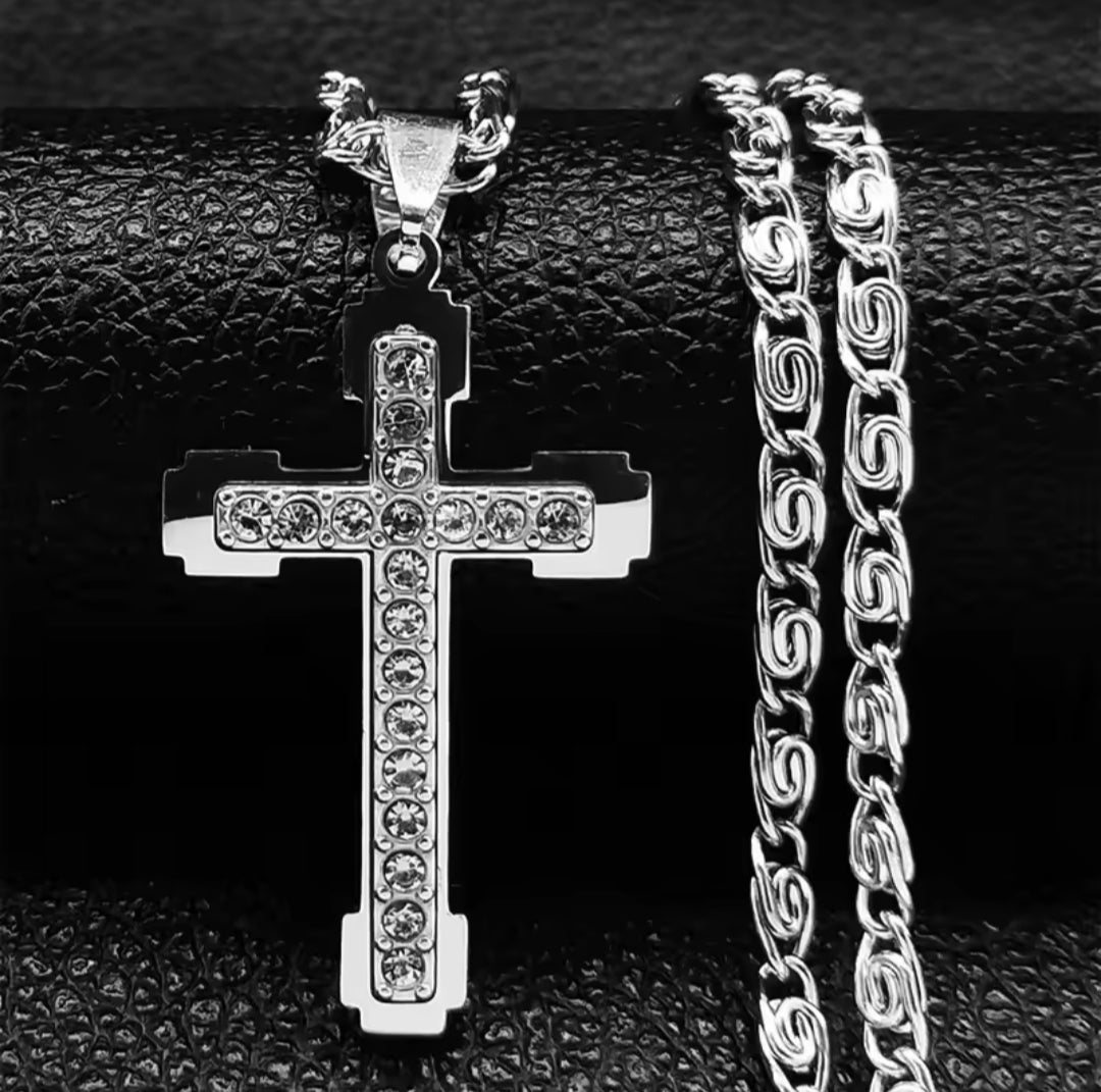 Cross with Zircon